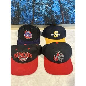 vintage milb hat Lot Of 4‎